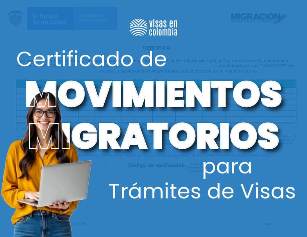 certificado de movimientos migratorios para tramites de visa