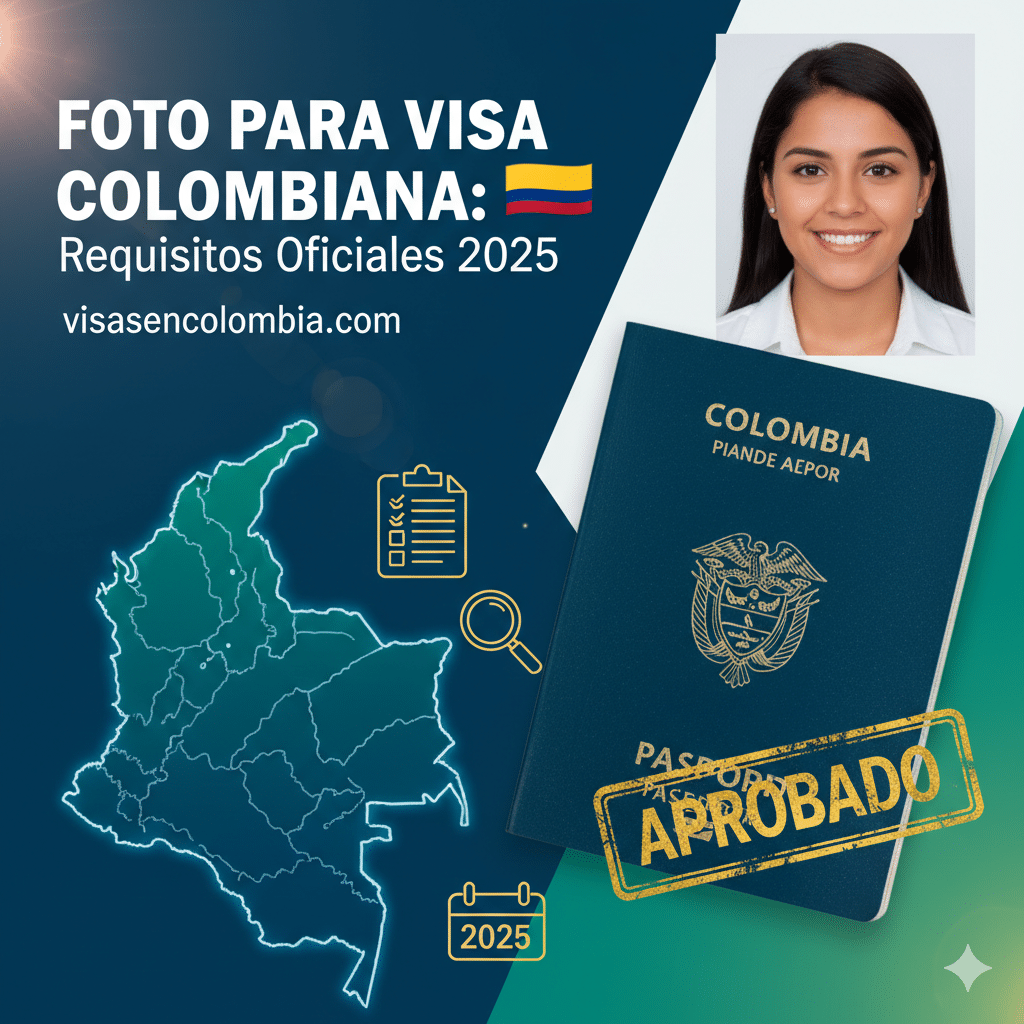 foto para visa colombiana